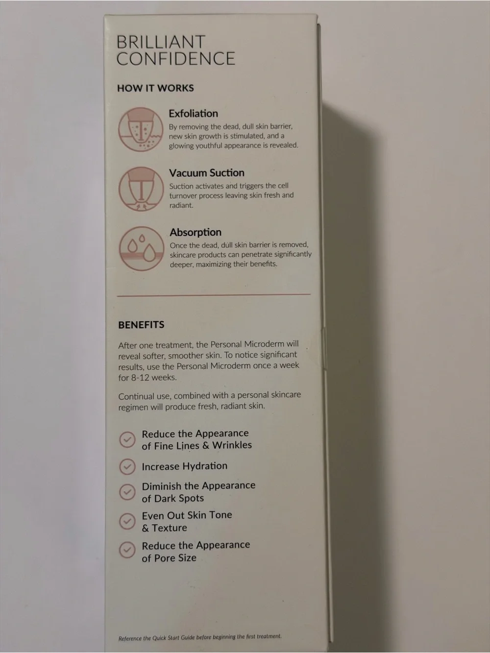 PMD Microderm Pro Device in White and Blush Pink New In Box